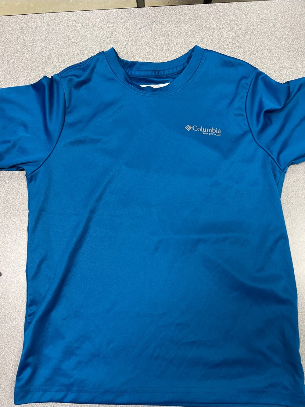 Columbia Short Sleeve Performance Tee in Bright Blue